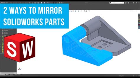 mirror sheet metal part solidworks|solidworks mirror and delete original.